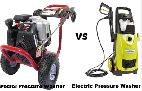 Petrol Pressure Washer Vs. Electric